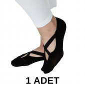 Kadın Kaydırmaz Silikon Tabanlı Yoga Plates ve Spor Çorabı - 1