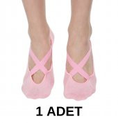 Kadın Kaydırmaz Silikon Tabanlı Yoga Plates ve Spor Çorabı - 2