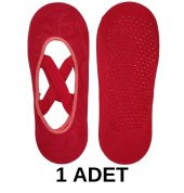 Kadın Kaydırmaz Silikon Tabanlı Yoga Plates ve Spor Çorabı - 8