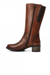 Voyager Taba İçi Polarlı Hakiki Deri Kadın Çizme - 1