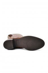 Voyager Taba İçi Polarlı Hakiki Deri Kadın Çizme - 5