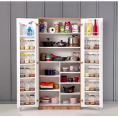 ZEYTUN Çok Amaçlı 90 Derece Açılabilir 2 Kapaklı Kiler Mutfak Dolabı - 1