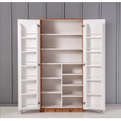 ZEYTUN Çok Amaçlı 90 Derece Açılabilir 2 Kapaklı Kiler Mutfak Dolabı - 2