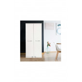 Beyaz Çok Amaçlı 90 Derece Açılabilir 2 Kapaklı Kiler Mutfak Dolabı - 3