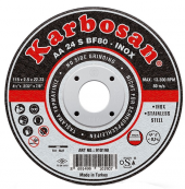 Inox Kesme Diski (Karbosan 115x1.0x22.23) - 1