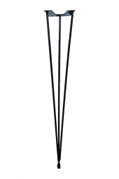 Firkete Tel Sehpa Ayağı (3lü Paket - 46 cm - Siyah Renkli) - 2