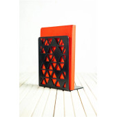 2li Set Dekoratif Raf Düzenleyici - Organizer - Metal Kitap Tutacağı Siyah - Hediyelik (2 Adet) - 1