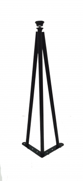 Dekoratif Metal Boru Firkete Sehpa Ayağı (41.5 cm - 1 Adet) - 1