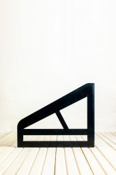 Raf Ayağı Seti (Siyah Renkli, 2 Adet Raf Ayağı + Dubel + Vida) thumbnail 1