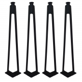 4lü Dekoratif Metal Firkete Sehpa Ayağı (44 cm Yükseklik) thumbnail 1