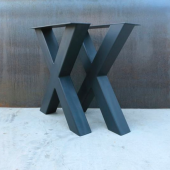 X Masa Ayağı/Metal Masa Ayağı/Dekoratif Metal Masa Ayağı (2 Adet) - 2