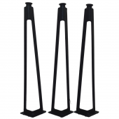 3lü Dekoratif Metal Firkete Sehpa Ayağı (44 cm Yükseklik) thumbnail 1