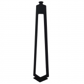 Tekli Dekoratif Metal Firkete Sehpa Ayağı (52 cm Yükseklik) - 1