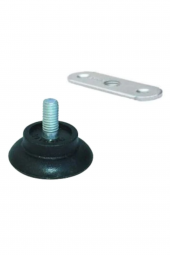 Küçük Bingo Siyah Ayak M8 + Bağlantı Sacı (4lü Paket) - 1