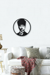 Mustafa Kemal Atatürk Metal Duvar Dekoru / Metal Sanatı - 1