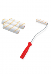 Parmak Rulo Takım (Rulo Sapı + 3 Adet Rulo Ucu 10 cmlik) - 1