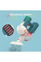 Birlik Oyuncak Işıklı Pilli Şarjlı Dikey El Süpürgesi - 8