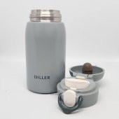 Diller 8904 300ml Gri Yeni Seri Termos - 3