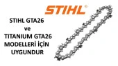 Stihl GTA26 ve Titanium GTA26 Uyumlu  1/4 inch  14 Diş Zincir thumbnail 1