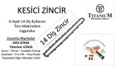 AKÜLÜ EL BUDAMA TESTERESİ ZİNCİRİ 1/4 AYAK 14 DİŞ ZİNCİR GTA26 thumbnail 1