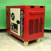 GoldMoto GM12KDJ Dizel Jeneratör 10kWA Monofaze Marşlı Kabinli thumbnail 4