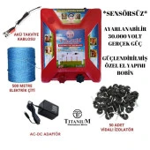 Titanium Night Shock 30KA Elektirikli Çit Sistemi Set-1 30000 Volt thumbnail 1