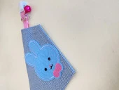 Blue Bunny Kedi Bandana, Fular, Kedi Kıyafeti Kedi Elbisesi, Kedi Tasması - 5