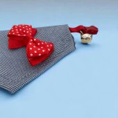 Dinner Date Red Kedi Bandana, Fular, Kedi Kıyafeti Kedi Elbisesi, Kedi Tasması - 4