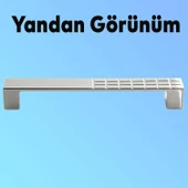 Bihter Desenli Mobilya Mutfak Dolabı Çekmece Dolap Kapak Kulpu Kulpları Kulbu Krom 128 Mm Metal Kulp thumbnail 6