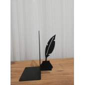 RİSİNGMABER Dekoratif Divit ve Gaz Lambası Desenli Metal Kitap Tutucu 2'li paket - 6