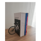RİSİNGMABER Dekoratif Bisiklet Desenli Metal Kitap Tutucu 2'li paket - 4