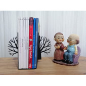 RİSİNGMABER Dekoratif Hayat Ağacı Metal Kitap Tutucu 2'li paket - 3
