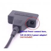 USB 3.0 2.5 3.5 İnç Sata SSD HDD Hard Disk Çevirici Dönüştürücü Adaptör Kablosu - 4