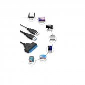 USB 3.0 2.5 3.5 İnç Sata SSD HDD Hard Disk Çevirici Dönüştürücü Adaptör Kablosu - 5
