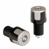 Lampa Toor Gümüş/Siyah Motosiklet Gidon Topuzu 90425 - 1