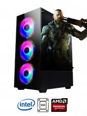 RAMTECH FULLFORCE FF227 i5-4670S 16GB RAM 128GB SSD RX/550 OYUNCU MASAÜSTÜ BİLGİSAYAR - 1