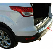 FORD KUGA MK3 2017-2019 için KROM Arka Tampon Koruyucu - 1