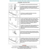 FORD KUGA MK3 2017-2019 için KROM Arka Tampon Koruyucu - 4
