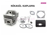 BG430 / CG430 TIRPAN NİKASİL SİLİNDİR PİSTON SETİ 40 mm thumbnail 3