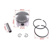 BG520 / CG520 TIRPAN PİSTON SEGMAN SETİ KOMPLE 44MM thumbnail 2