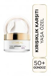 LOreal Paris Yaş Uzmanı 50 Kırışıklık Karşıtı Sıkılaştırıcı Gündüz Bakım Kremi - 1