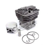 STİHL MS460 / MS046 TESTERE NİKASİL SİLİNDİR PİSTON SETİ 52 mm thumbnail 1
