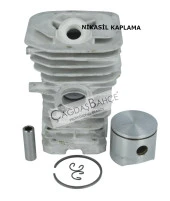 HUSQVARNA 141 / 142 TESTERE NİKASİL SİLİNDİR PİSTON SETİ 40 mm thumbnail 1