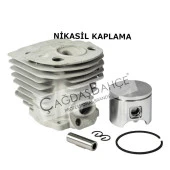 HUSQVARNA 55 /51 TESTERE NİKASİL SİLİNDİR PİSTON SETİ 46 mm thumbnail 1