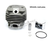 HUSQVARNA 61TESTERE NİKASİL SİLİNDİR PİSTON SETİ 48 mm thumbnail 1
