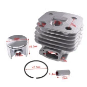 HUSQVARNA 268 TESTERE NİKASİL SİLİNDİR PİSTON SETİ 50 mm thumbnail 3