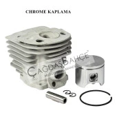 HUSQVARNA 55 / 51TESTERE CHROME SİLİNDİR PİSTON SETİ 46 mm thumbnail 1