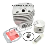 HUSQVARNA 365 TESTERE CHROME SİLİNDİR PİSTON SET KARE BOĞAZ 48mm thumbnail 4