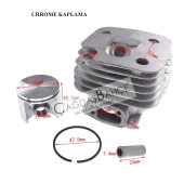 HUSQVARNA 268 TESTERE CHROME SİLİNDİR PİSTON SETİ 50 mm thumbnail 4