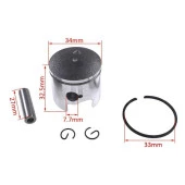 MOTORLU TESTERE PİSTON SEGMAN SETİ 34 MM 2500 TÜM MODELLER thumbnail 3